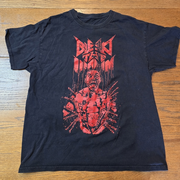 Bleed The Victim Other - Bleed The Victim Band T Shirt Black Blood Red Graphic Metal Hardcore Tee Gore